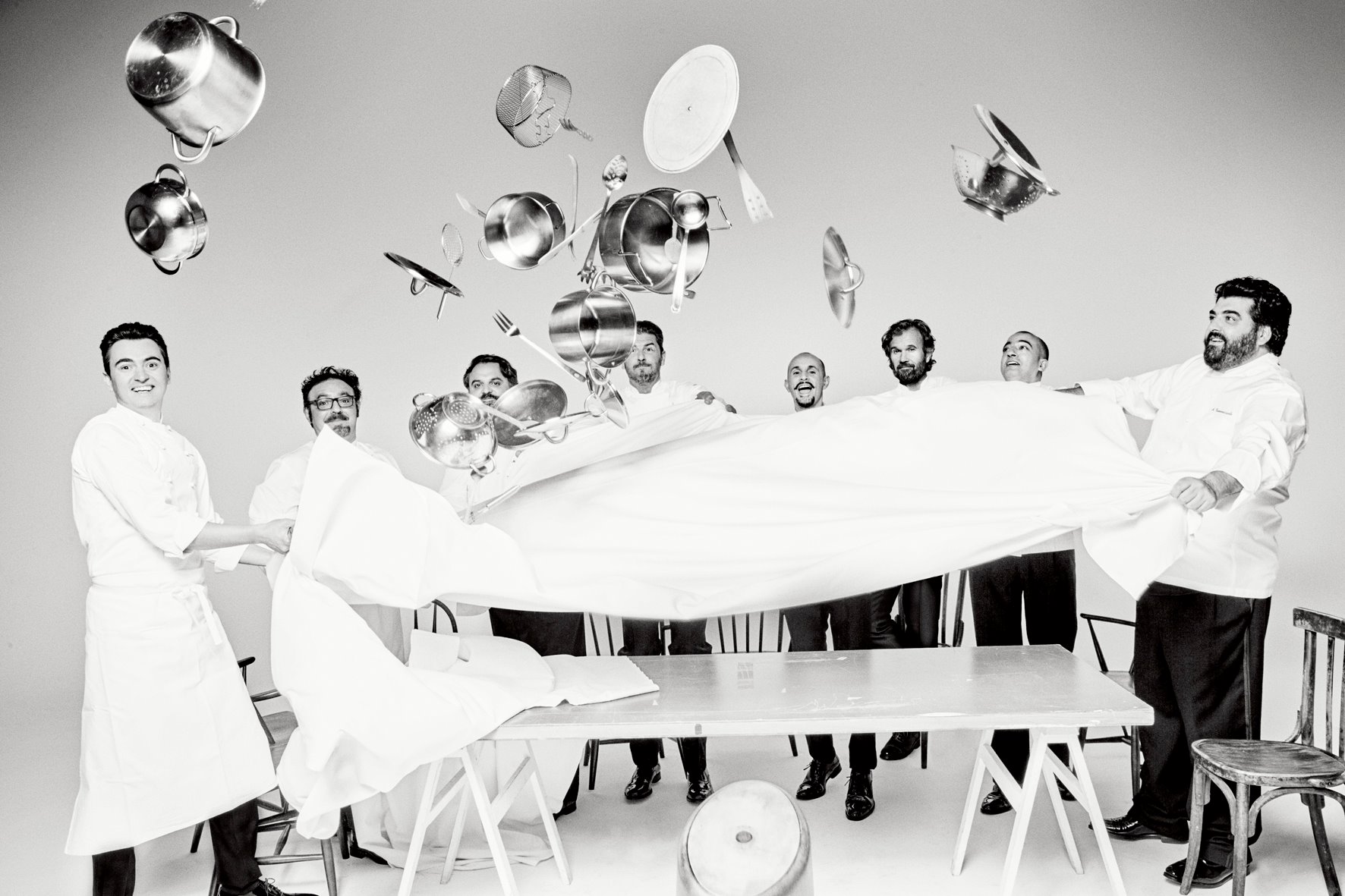 Ellen von Unwerth fotografa gli chef italiani per L’Uomo Vogue