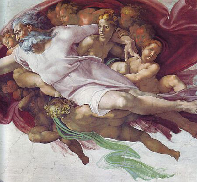 La Creazione di Adamo di Michelangelo Buonarroti