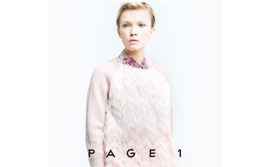 PAGE1 PRESENTA LA PRIMA COLLEZIONE AUTUNNO INVERNO 15/16