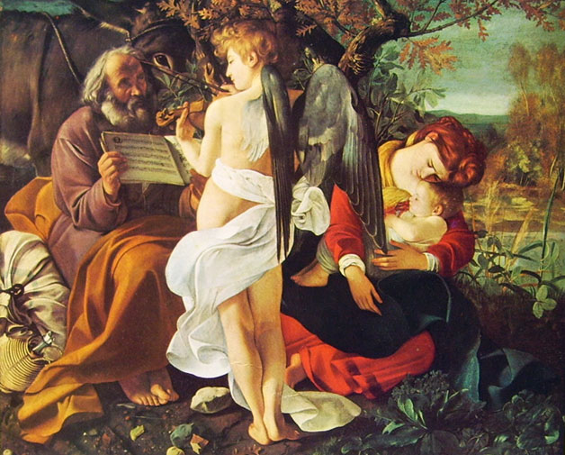 Il Riposo durante la fuga in Egitto di Caravaggio