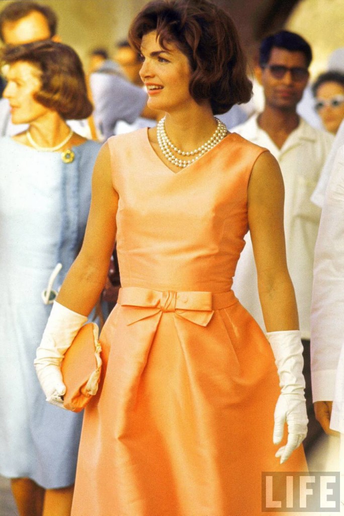 Jackie Kennedy in Oleg Cassini 