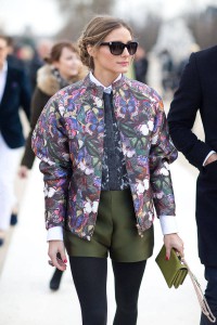 Olivia-Palermo-wearing-bomber-jacket-in-Paris