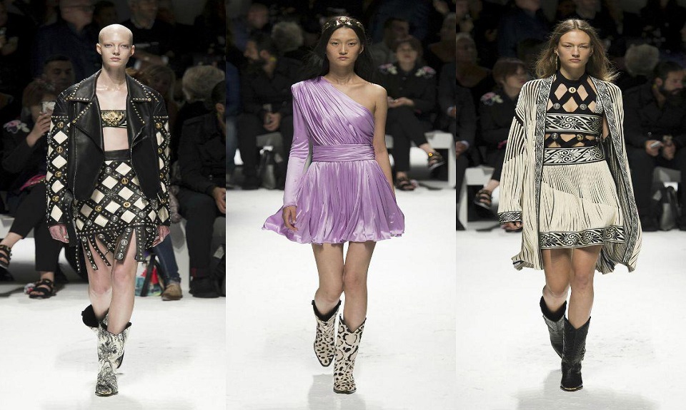 Fausto Puglisi P/E 2016: quando il peplo è rock