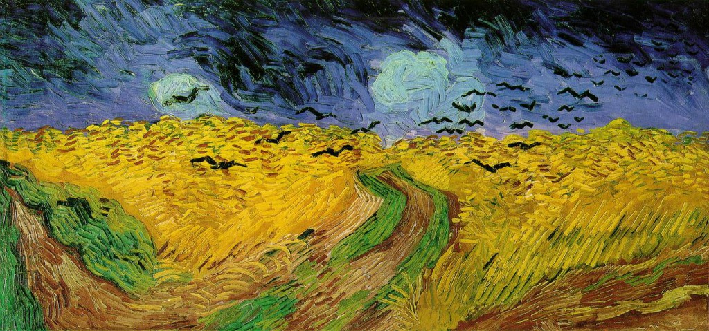 Campo di grano con volo di corvi, olio su tela, 50,3x103 cm, 1890, van Gogh Museum, Amsterdam