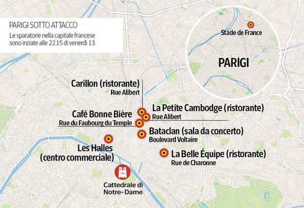 Cosa sappiamo degli attentati di Parigi?
