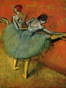 Ballerine alla sbarra (1900) - E. Degas