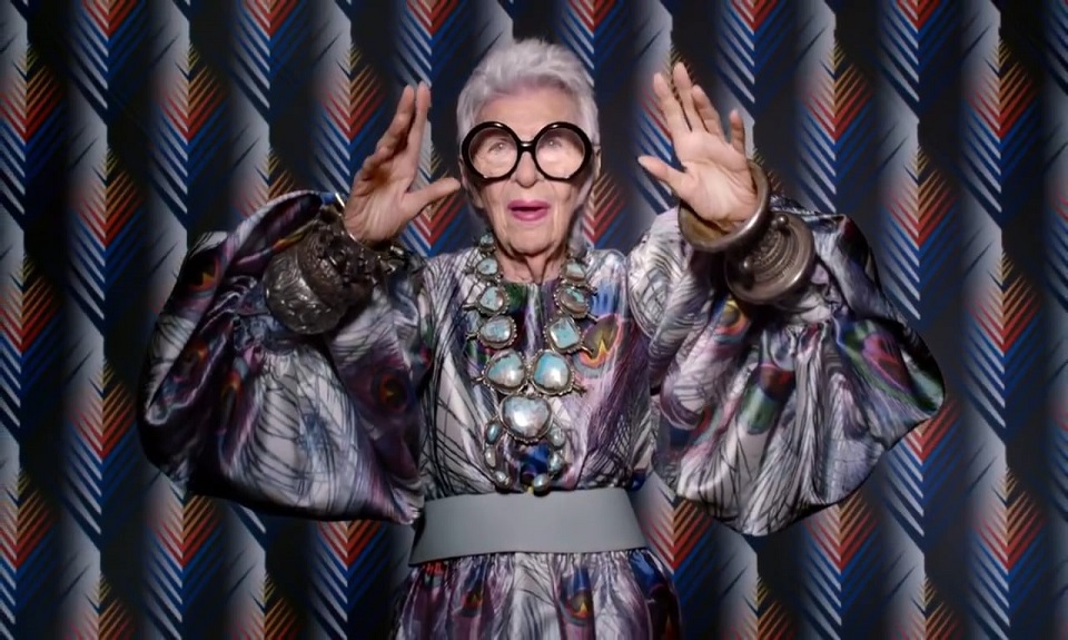 Iris Apfel lancia il marchio Iris Meets I.N.C.