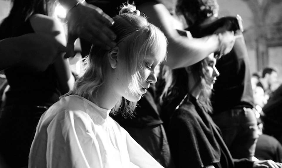 Backstage sfilata Blugirl Milano Fashion Week 2016