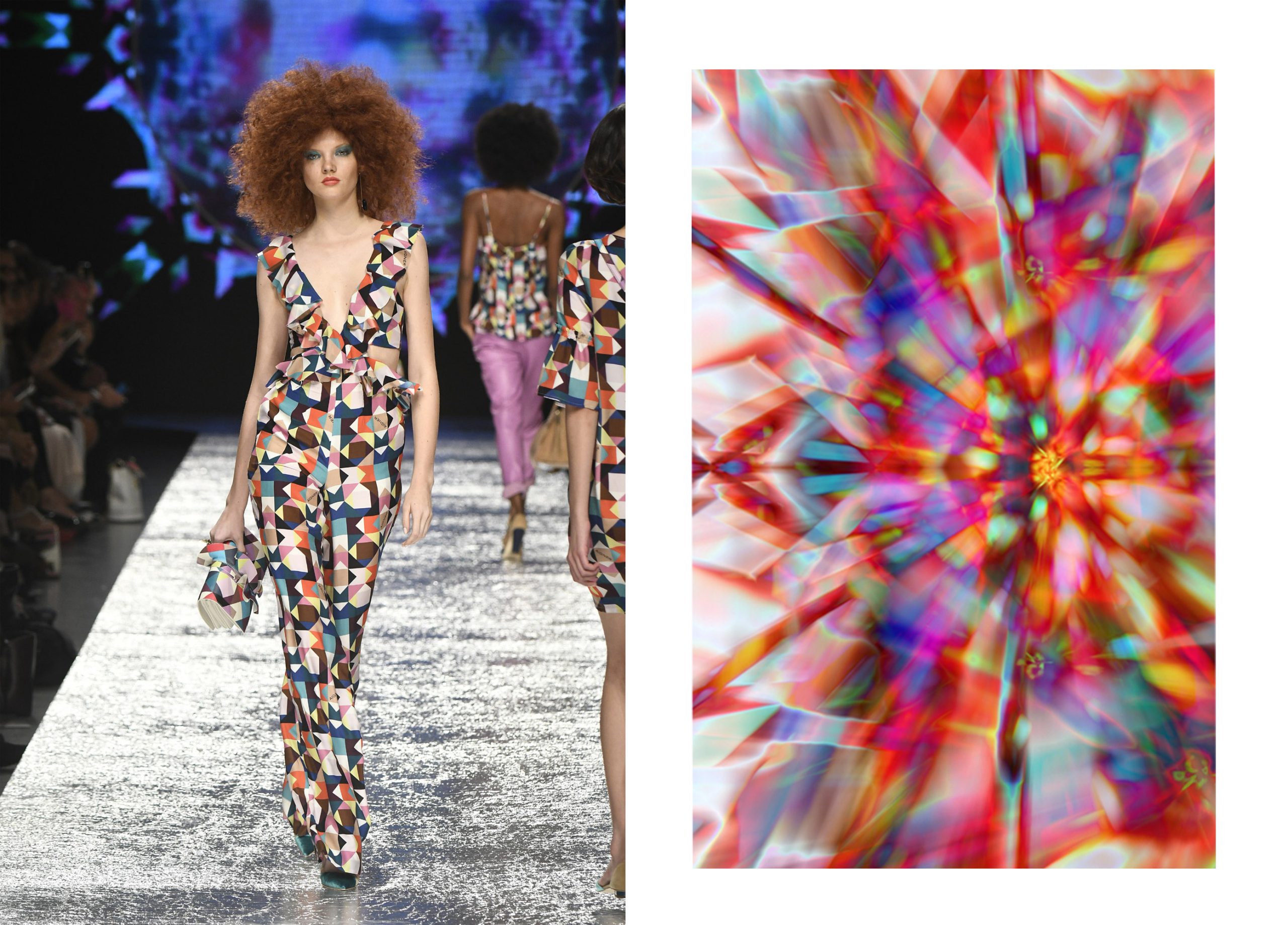 Caleidoscopica la sfilata Aigner SS17 alla Milano Fashion Week