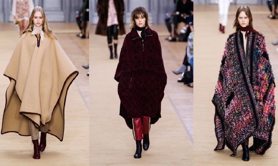 Capispalla autunno/inverno 2016-2017: mantelle e poncho