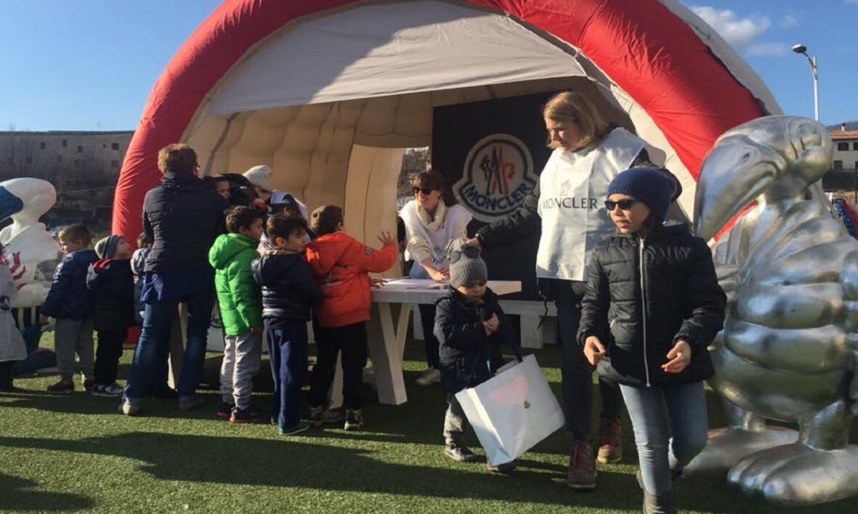 Moncler in aiuto dei terremotati