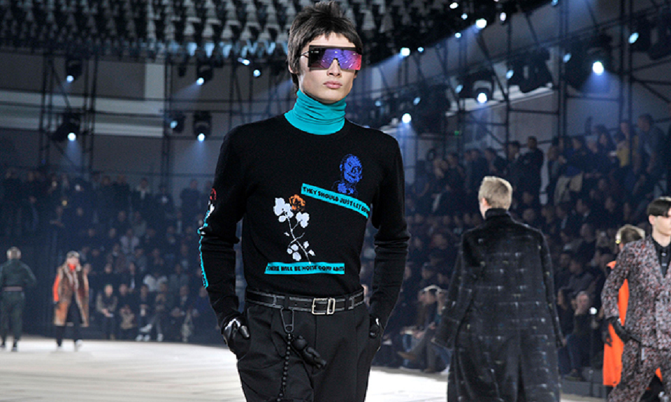 Sfila a Parigi l’hardcore di Dior Homme