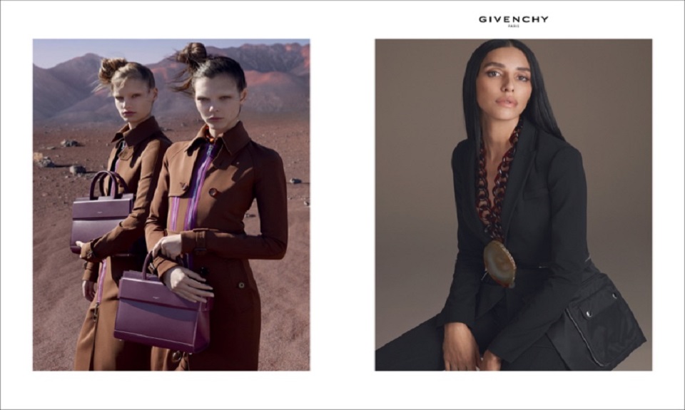 Lea T. ed Irina Shayk protagoniste della nuova campagna pubblicitaria Givenchy