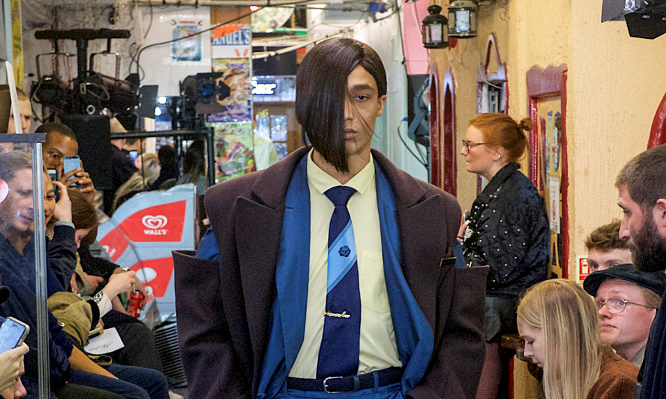 Back to Eighties in passerella da Martine Rose