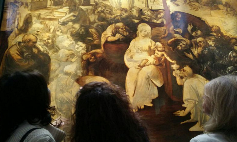 Torna a Firenze l’Adorazione dei Magi di Leonardo da Vinci