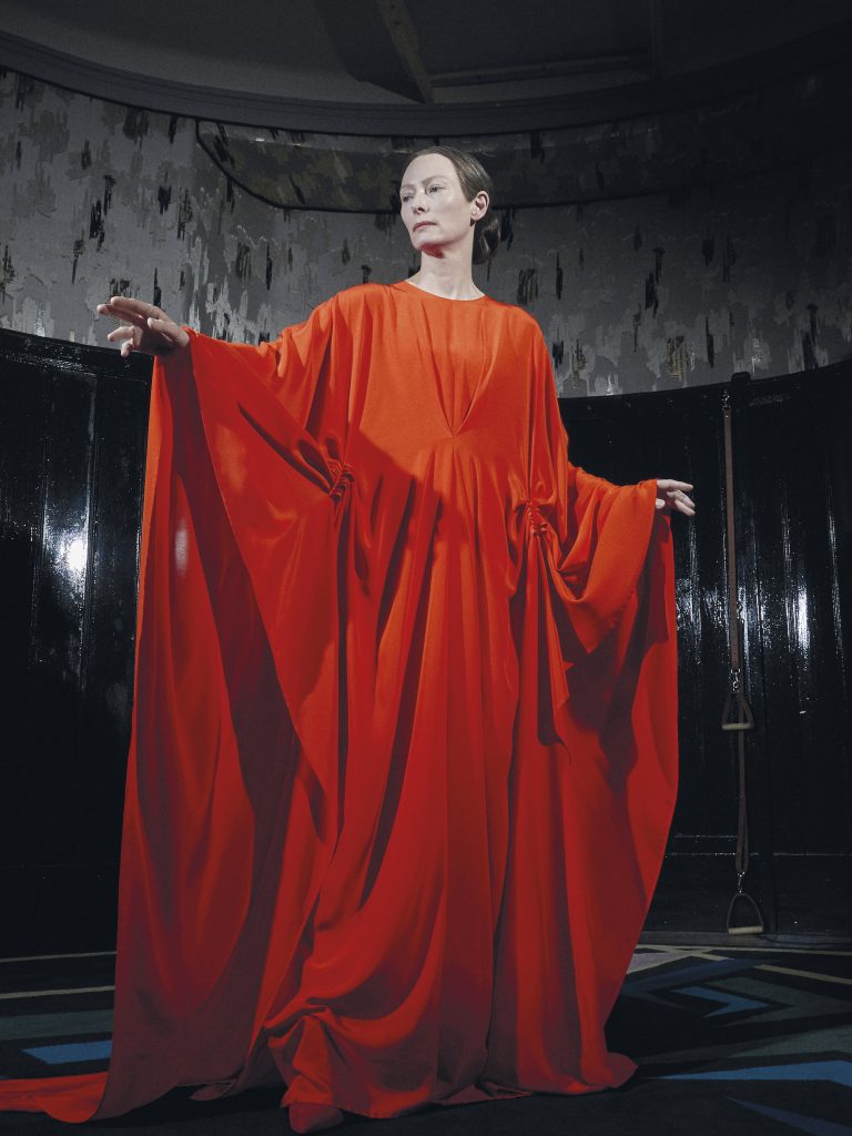 Tilda Swinton as Madam Blanc stars in Suspiria