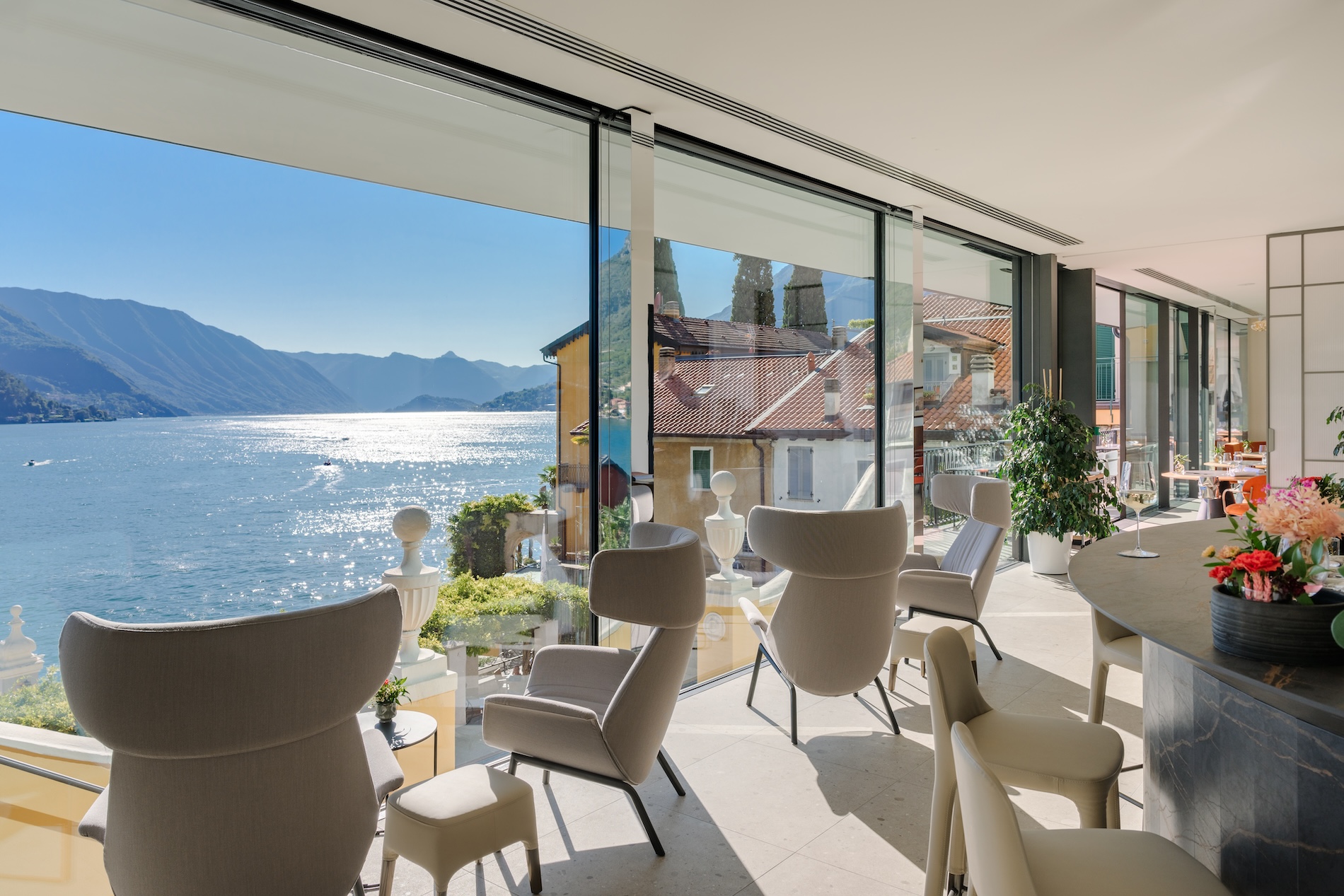 Cena fine dining al Visteria, il ristorante vista lago dell’Hotel Royal Victoria