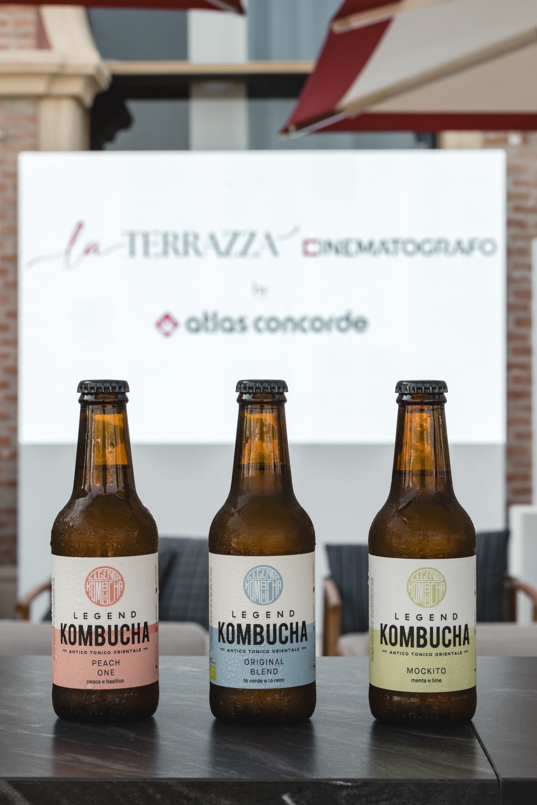 Legend Kombucha partner ufficiale di Terrazza Cinematografo al Festival di Venezia